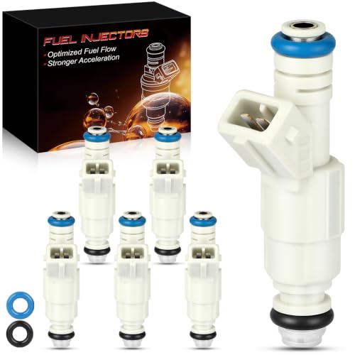 0280155962 For:-Ford Fuel Injectors Compatible With Ranger 1998-2000 4.0L, Explorer 1999-2000 4.0L, For:-Mazda B4000 1998-2001 4.0L, Replaces 842-12205 (6 Pcs) - size: 0280155962(6)