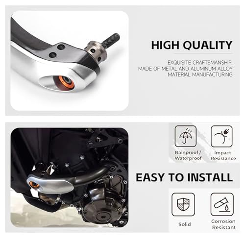 Motorcycle Frame Sliders for YAMAHA MT-09 MT09 SP TRACER 9 GT 9GT XSR900 XSR 900 Axle Slider Engine Anti Falling Crash Protector Guard Bar CNC Aluminum Frame Slider Kit