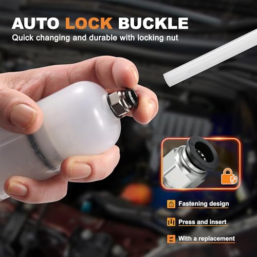 FOUR UNCLES Fluid Transfer Syringe for Engine Oil & Gear Oil 200cc - size: 200cc