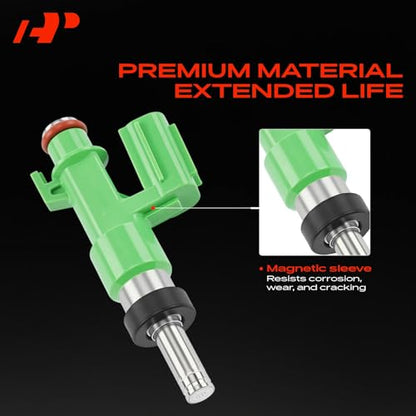 A-Premium Fuel Injectors Set of 8 Compatible with Toyota