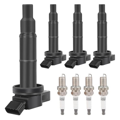 Ignition Coil Pack UF333 & Spark Plug Kit for 2002-2010 Toyota Camry 2.4L