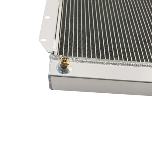 4 Row Aluminum Radiator Compatible with 1941-1952 Plymouth Concord Special Deluxe Suburban 1942 1943 1944 1945 1946 1947 1948 1949 1950 1951 Radiators