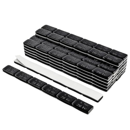 1oz Adhesive Stick on Wheel Weights 2 Box, 144oz Case Black - color: Black, size: 1 oz, 144 pack
