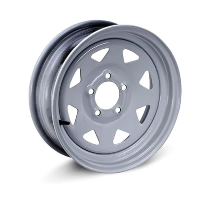 Free Country Trailer Tire Wheel ST175/80D13 6-Ply C 91L 5X4.5 Silver Spoke