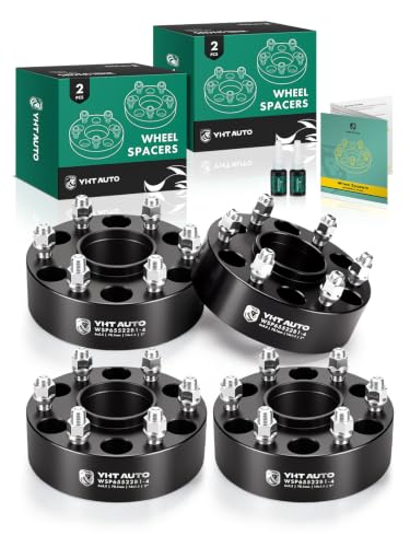 YHTAUTO 6x5.5 Hub Centric Wheel Spacers 2 Inch for Chevy, GMC, Cadillac - color: Black, size: 2 Inch(4PCS)