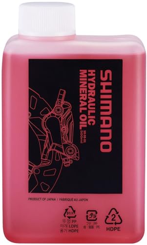 Shimano MIN.SH Brake Disc Oil 500 ml, Adults, Unisex, Multicoloured (Multicoloured), One Size