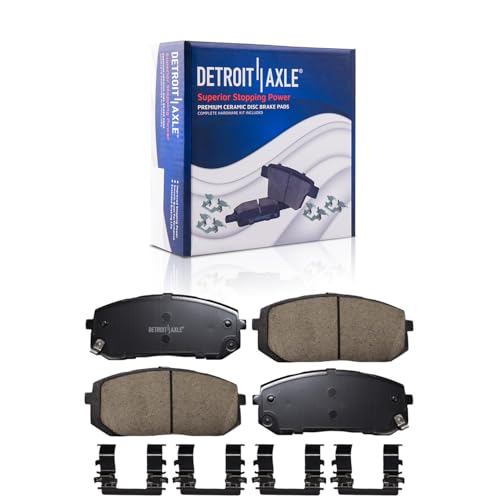 Detroit Axle - 8pc Brake Kit for Hyundai 2020-2022 Sonata 2021-2022 Kia K5 - size: 8PR54642/KIT