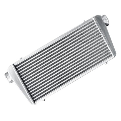 Universal Intercooler 31''x13''x4" Front Mount Intercooler 3'' Inlet and Outlet Aluminum Turbo Intercooler Direct Replacement for Any Turbo Charger system - size: 31''x13''x4" 3''
