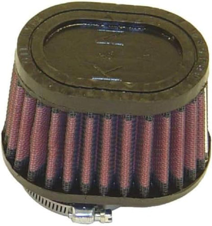 K&N High-Flow Original Lifetime Universal Clamp-On Air Filter: Performance, Premium, Washable: Flange Diameter: 2 In, Filter Height: 2.75 In, Flange Length: 0.625 In, Shape: Oval Straight, RU-1820