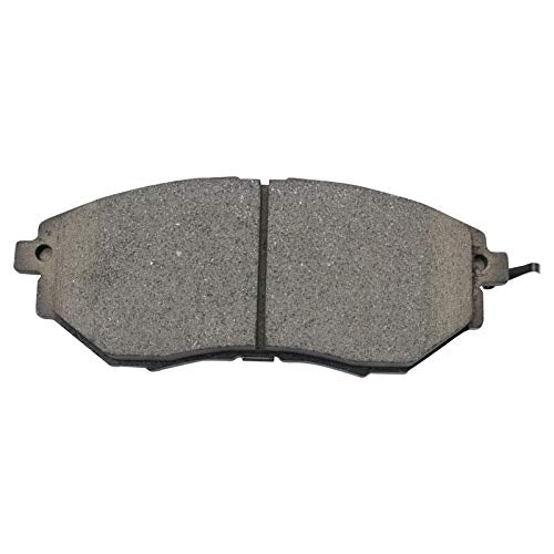 TRQ Front and Rear Brake Pads Ceramic Hardware - color: Ceramic, size: BFA11161