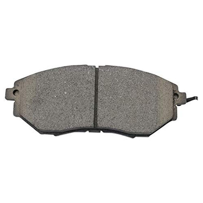 TRQ Front and Rear Brake Pads Ceramic Hardware - color: Ceramic, size: BFA11161