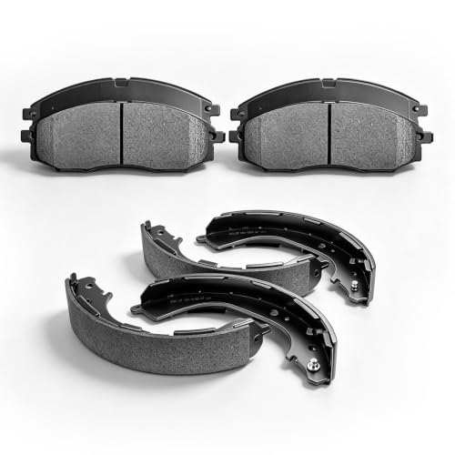 Front Brakes Pads Rear Shoes for Chevrolet Silverado GMC Sierra 1500 2008-13 - style: D1363+S960