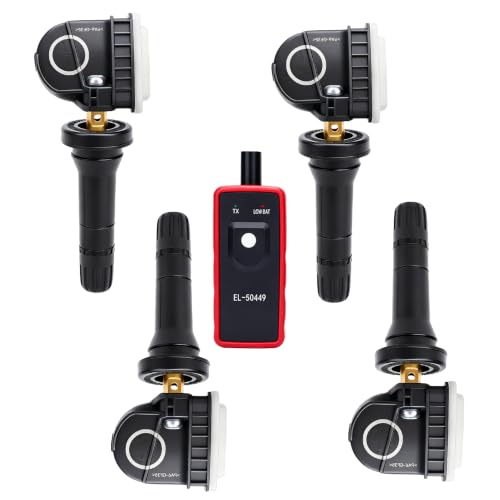 TPMS Sensors,4PCS Ford 315MHz Tire Pressure Sensors with 50449 Relearn Tool - size: F2GZ1A189A