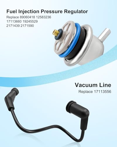 Fuel Injection Pressure Regulator with Vacuum Line Fit for Chevy Silverado