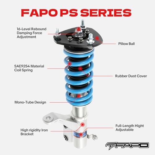 FAPO Coilover for Honda Civic 2001-2005 EM ES EP3 Including SI - size: 2001-2005