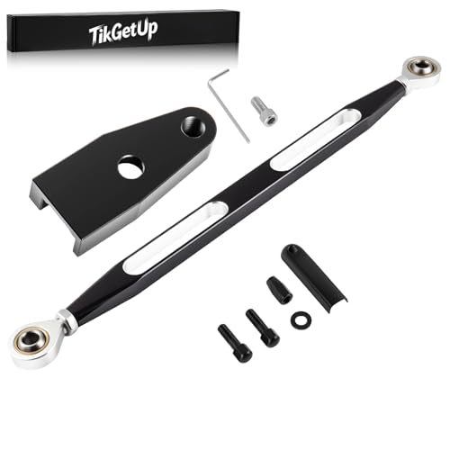 Twin Cam Ez Shift +Shift Linkage Kit for Harley 1999-2016 Touring Dyna Softail Models,Black - color: Black, style: 2pc for Twin Cam