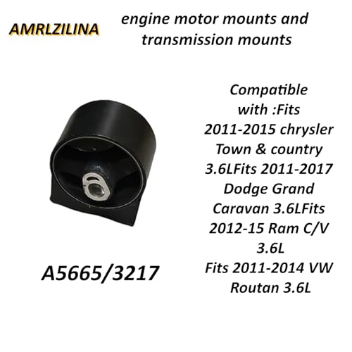 Engine Motor Transmission Mount Kit for Grand Caravan 2011-2017 - size: 2011-2017 Do-dge Grand Caravan 3.6L