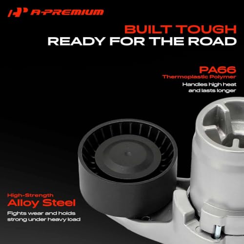 A-Premium Belt Tensioner Assembly with Pulley Compatible with BMW