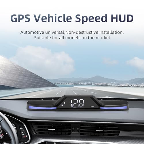 GPS Speedometer Digital Display Multifunctional USB for All 5V Car