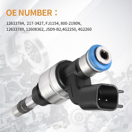 Set of 4 Fuel Injectors 12633784 Injector for GMC Terrain L4 2.4L 2012-2015