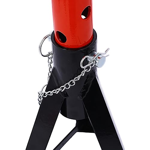 3 Ton Jack Stands Pair Heavy Duty 6000 Lbs Capacity Car Jack Stand with 6 Adjustable Height Positions 12.6"-18.3" Truck Jack Stands for Vehicle Maintenance Automotive Lift Support Black