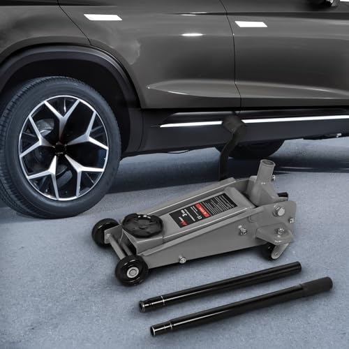 Nilight 3 Ton Floor Jack, Heavy-Duty Steel Car Service Jack - color: Single Pump, size: 3 Ton