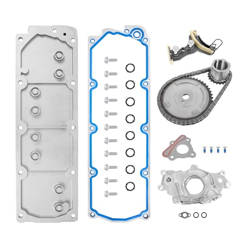 WANGSHENG NON AFM DOD Kit w/Camshaft, Lifters, Timing Chain, Head Gasket Set, Fit for 2007-2013 Chevy Silverado 1500/Tahoe/Suburban, GMC Sierra/Yukon 5.3L V8 Engine, NON-VVT - color: NON AFM Kit w/Oil Pump+Valley Cover+Timing Chain