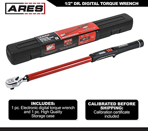 ARES 43001 1/2-Inch Drive Digital Torque Wrench - size: 1/2-Inch Drive 25-250 ft/lbs
