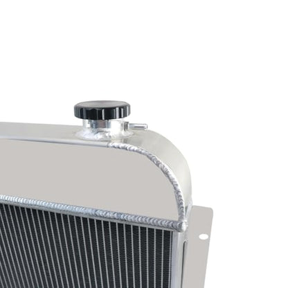 4 Row Aluminum Radiator Compatible with 1941-1952 Plymouth Concord Special Deluxe Suburban 1942 1943 1944 1945 1946 1947 1948 1949 1950 1951 Radiators