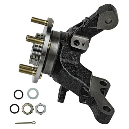 Detroit Axle - Front Steering Knuckles and Wheel Hub Bearings Lower Control - size: 4CU47797/4PC