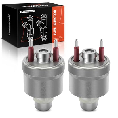 A-Premium Set of 2 Fuel Injectors Compatible with Chevrolet, GMC, Cadillac