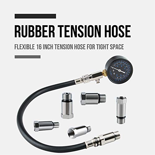 Lichamp Engine Compression Tester Automotive, for Car/Truck/Motorcycle