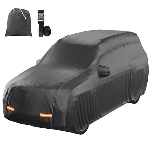 Mockins 200"x75"x57" SUV Car Cover Waterproof All Weather Heavy Duty Tarp - size: SUV - Large - 200" x 75" x 57"