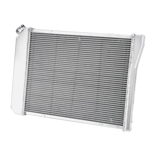 4 Row Radiator Shroud Fan For Chevy Camaro Chevelle Carlo 1968-87 - size: 4 Row Radiator+Shroud Fan