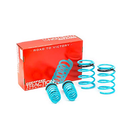 Godspeed LS-TS-AA-0002 Traction-S Performance Lowering Springs, Reduce Body Roll, Improved Handling, Set of 4, compatible with Acura RSX (DC5) 2002-04 - size: 2002-04 RSX