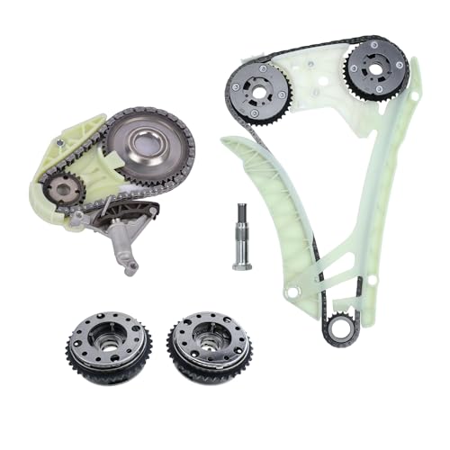 N26 N20 Oil Pump Timing Chain Kit & Camshaft Sprockets Fits for 328 428 528 X3 X5 2.0 N26 N20 Engine Aftermarket Parts - size: Timing Chain Kit&Oil Pump Kit&Camshaft Adjuster
