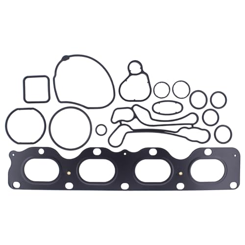 MOTOKU Engine Oil Cooler Gaskets Seals Exhaust Manifold Gasket Kit