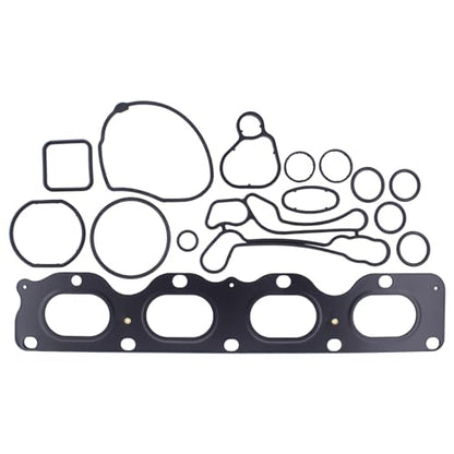 MOTOKU Engine Oil Cooler Gaskets Seals Exhaust Manifold Gasket Kit