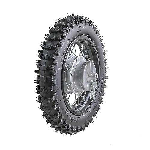 10" Rear Wheel Rim Tire Assembly 12mm Bearing 50cc 70cc 90cc 110cc Dirt Pit Pro Trail Bike CRF50 DRZ70 PW50 BBR50 TTR50 DRZ50 SSR 3.00-10 80/100-10 1.4x10 Drum Brake (Tire: 3.00-10 With Drum Brake) - size: Tire: 3.00-10 With Drum Brake
