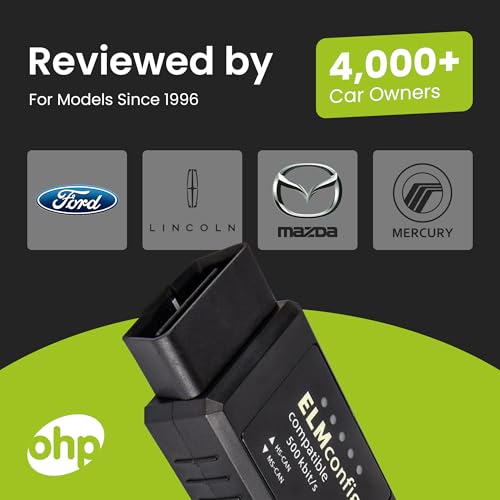 OHP FORScan ELM327 OBD2 to USB Diagnostic Scan Tool for Ford MS-CAN/HS-CAN
