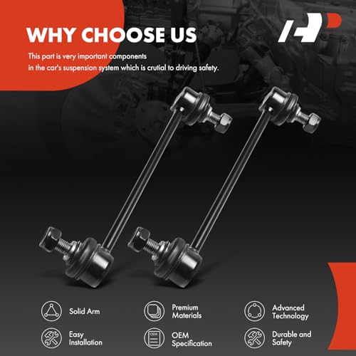 A-Premium Rear Sway Bar Link Stabilizer Bar Link, Compatible with Toyota
