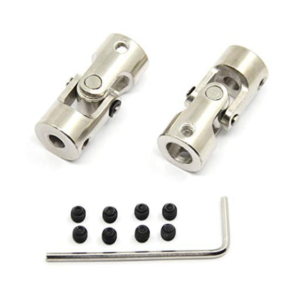 2 Pcs 5mm to 8mm Universal Joint Shaft Coupling for Motor - size: 5-8mm