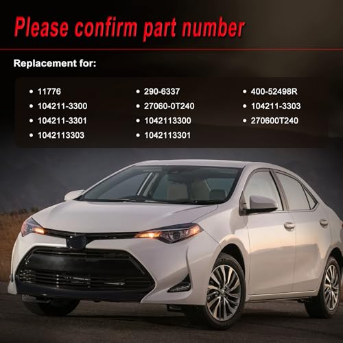 New Alternator for Toyota Corolla 2014-2019 1.8L L4 - size: Corolla 2014-2019 1.8L L4