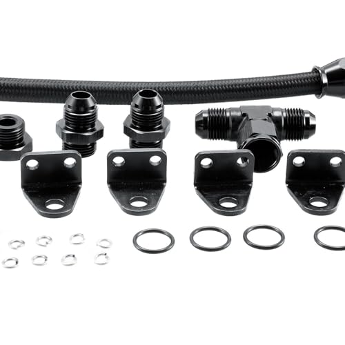 LS1 LS6 8AN Fuel Rails Kit, High Flow Fuel Rail with Fittings