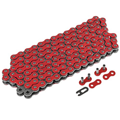 Caltric Red Drive Chain And Sprockets Kit Compatible with Yamaha Warrior 350 Yfm350X 1989-2004
