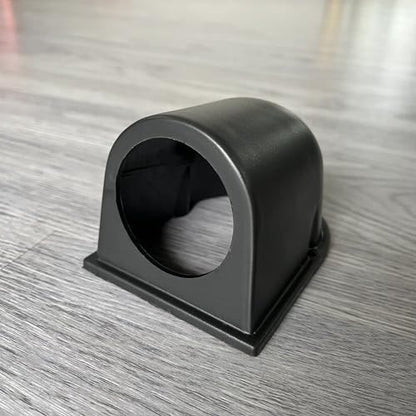 Black Universal 2" 52mm Single 1 Hole Dash Gauge Console Dashboard Pod Holder - size: 1 hole