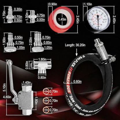 High Pressure Oil System IPR Air Test Tool Special Kit