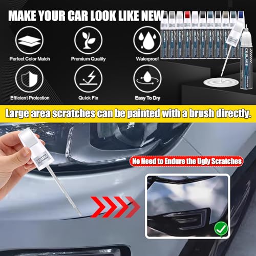 Car Touch Up Paint(Summit White(GAZ/WA8624)) for Cadillac - color: Summit White(GAZ/WA8624) for 2025 ESCALADE IQ/2025 CT5-V/2025 CT5/2024 CT5/2025 CT4/2024 CT4
