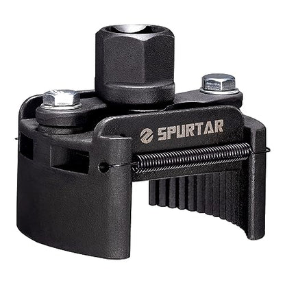 Spurtar Adjustable Oil Filter Wrench 2-3/8 to 3-1/8 inch 60-80mm Universal