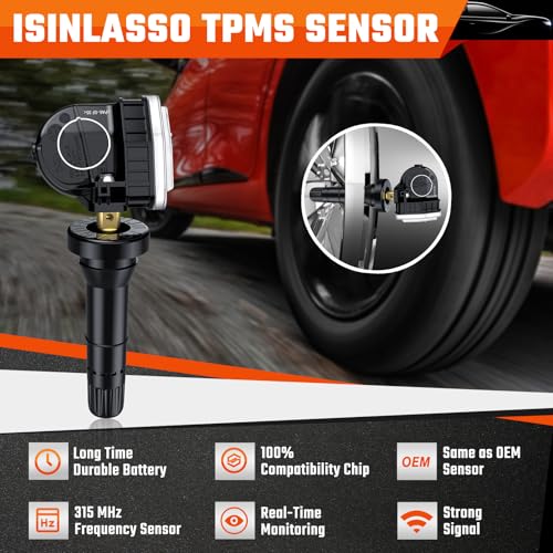 TPMS Sensor 315MHZ Tire Pressure Sensors Fit for Ford F150 F2GT1A180AB 4PCS